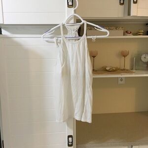 Vintage White Racerback Tank